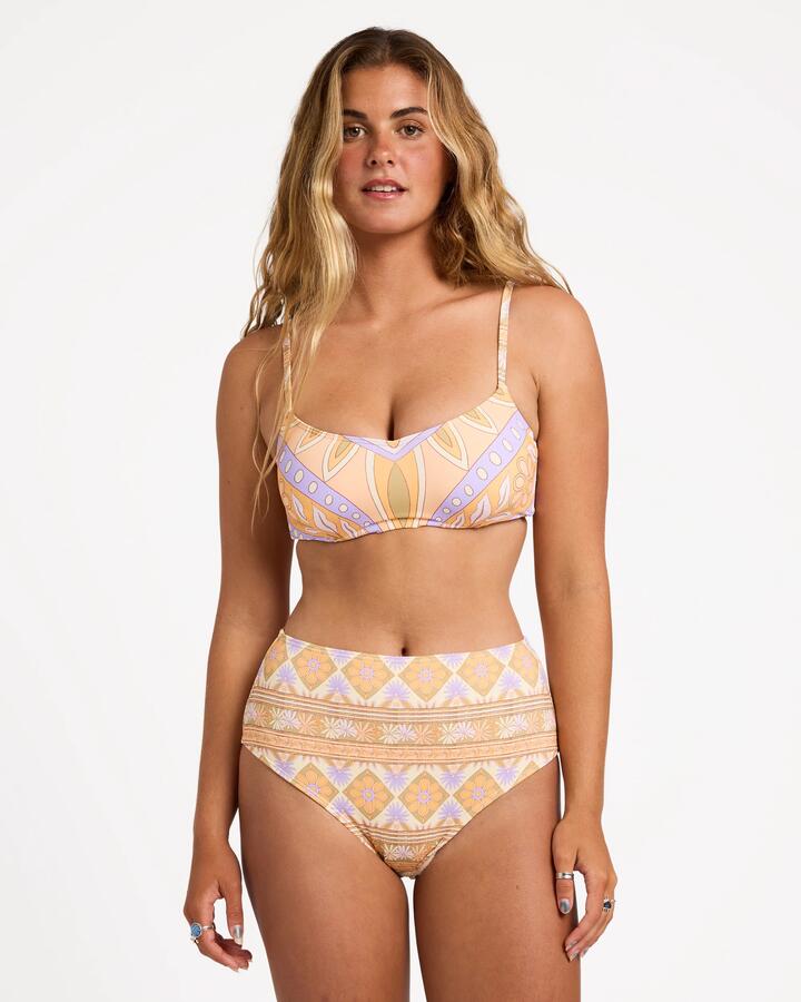 Image of Swimwear. Product name - Billabong Womens Just For You Lila D/Dd Underwire Bikini Top Sunstone in Sunstone colour by brand - Billabong