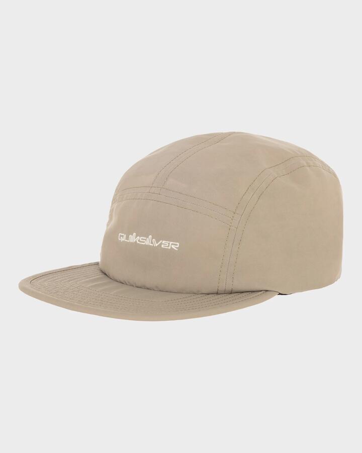 Image of Hats. Productname: Quiksilver - Mens Camp Stacker 2 5 Panel Cap - Fallen Rock - in Fallen Rock colour by brand - Quiksilver