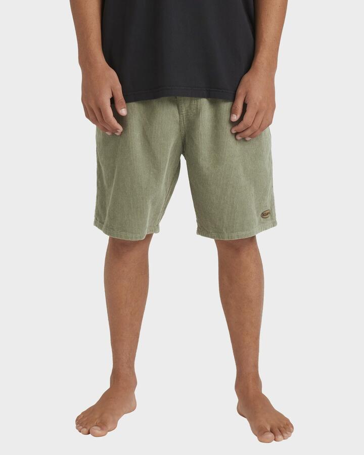 Image of Accessories. Productname: Billabong Mens Larry Cord 18" Walkshorts Green Ash - in Green Ash colour by brand - Billabong