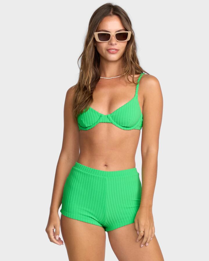 Image of Swimwear. Productname: Billabong Womens Josie In The Loop Bikini Bottom Jungle Green - in Jungle Green colour by brand - Billabong