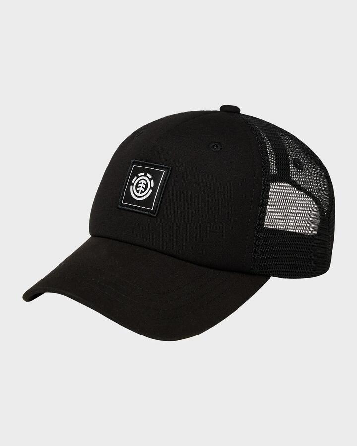 Image of Hats. Productname: Element Mens Icon Mesh Trucker Cap Flint Black - in Flint Black colour by brand - Element
