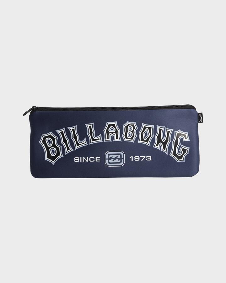 Image of Accessories. Productname: Billabong Mens Large Pencil Case Dark Navy - in Dark Navy colour by brand - Billabong