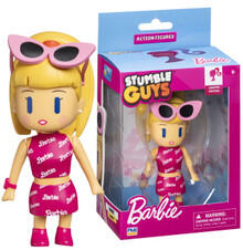 Image of Action Figures. Product name - Stumble Guys x Barbie Action Figure in colour by brand - Toymate