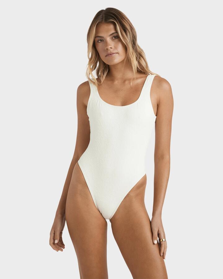 Image of Accessories. Product name - Billabong Womens Wander Over Tanker One Piece Salt Crystal in Salt Crystal colour by brand - Billabong