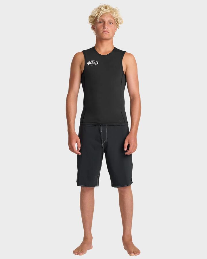 Image of Wetsuits. Product name - Quiksilver Mens 1.5Mm Original Wetsuit Vest Black in Black colour by brand - Quiksilver