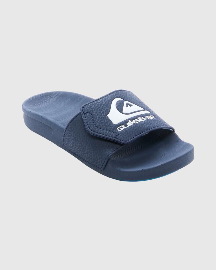 Image of a model wearing Outerwear. Product name - Quiksilver Mens Sunset Slides Navy Blazer in Navy Blazer colour by brand - Quiksilver