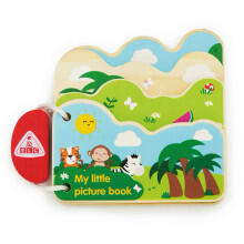 Image of Baby Toys & Activity Equipment. Product name - Early Learning Centre Wooden Picture Book in colour by brand - Toymate