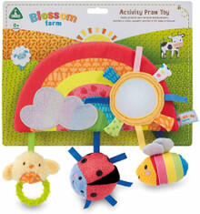 Image of Baby Toys & Activity Equipment. Product name - Early Learning Centre Blossom Farm Activity Sensory Pram Toy in colour by brand - Toymate