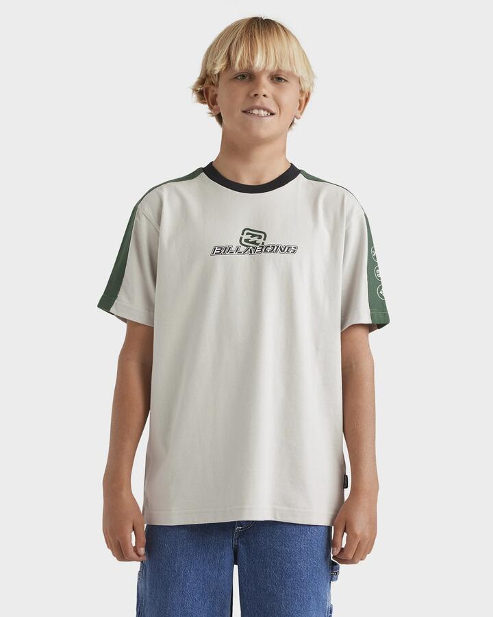 Image of T-Shirts. Productname: Billabong Boys 8-16 Spec 73 T-Shirt Silver - in Silver colour by brand - Billabong