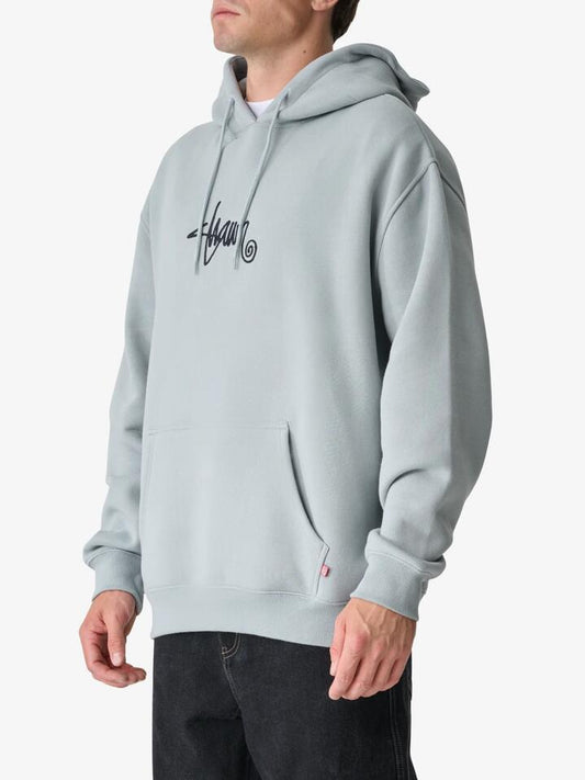 Image of a model wearing Outerwear. Productname: S-Double Small Stock Hood in Blue/Grey colour by brand - S-Double