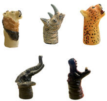 Image of Toys. Product name - Johnco Finger Puppet Wild Animals in colour by brand - Toymate