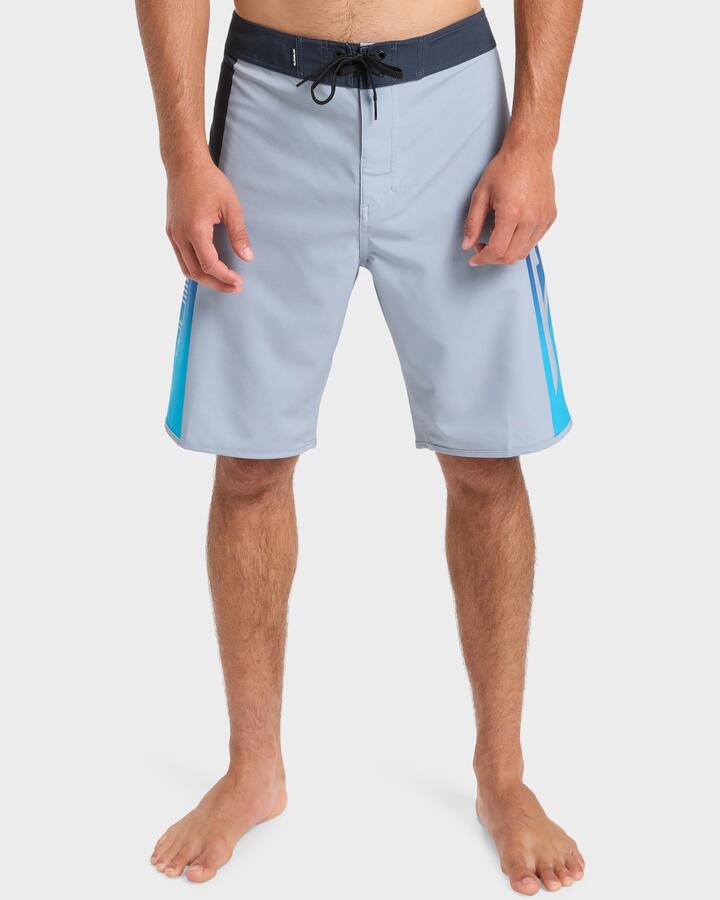 Image of Swimwear. Product name - Quiksilver Mens Surfsilk Holmes 20" Boardshorts Quarry Holmes in Quarry Holmes colour by brand - Quiksilver