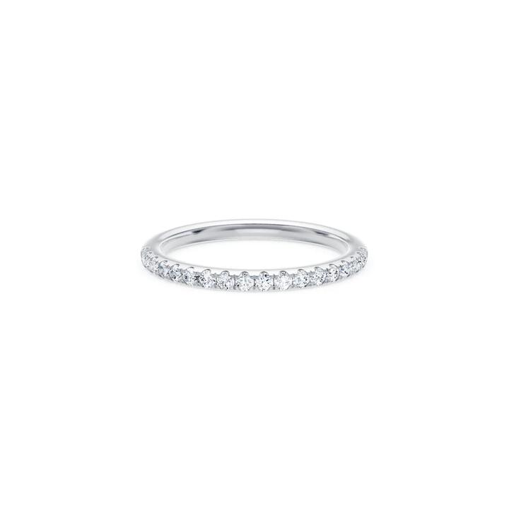 Image of Jewelry. Productname: Anniversary Ring with 1/4ct of Laboratory Grown Diamonds in 18kt White Gold in Diamond colour by brand - Bevilles