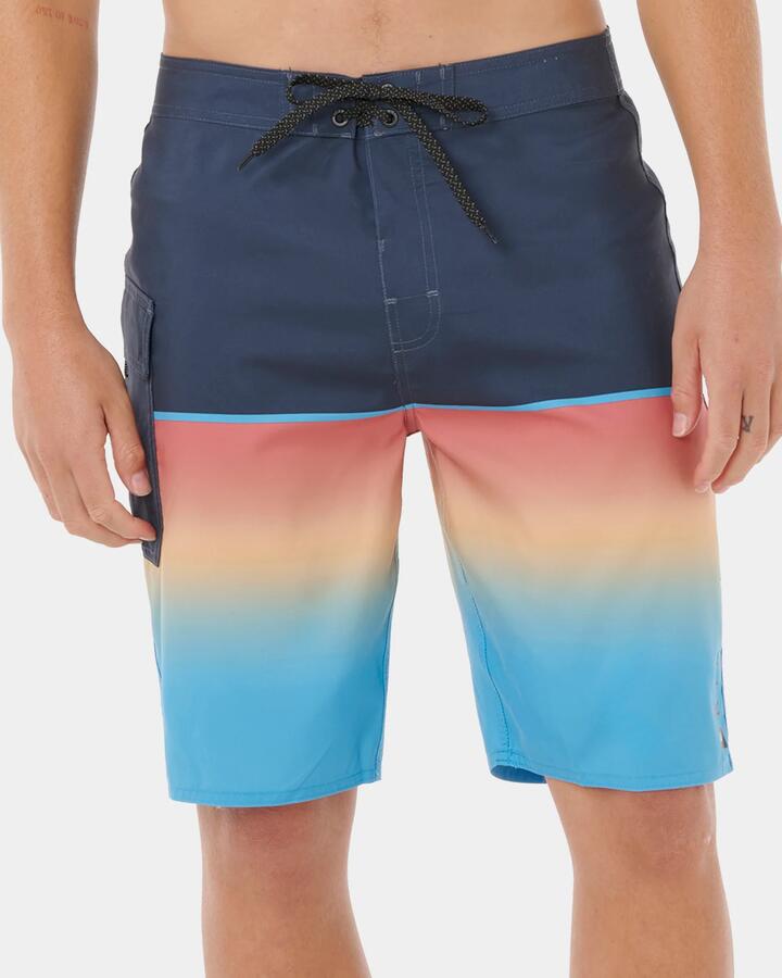 Image of Swimwear. Product name - Rip Curl Mens Dawn Patrol 21" Boardshorts Light Navy in Light Navy colour by brand - Rip Curl
