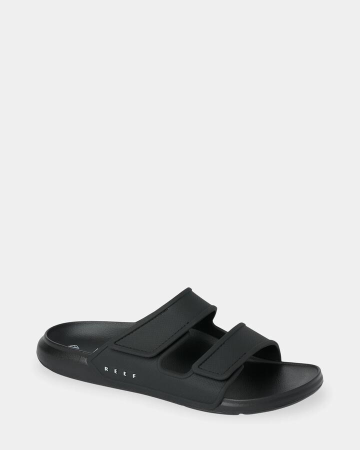 Image of Sandals. Product name - Reef Mens Oasis Double Adapt Sandals Black in Black colour by brand - Reef