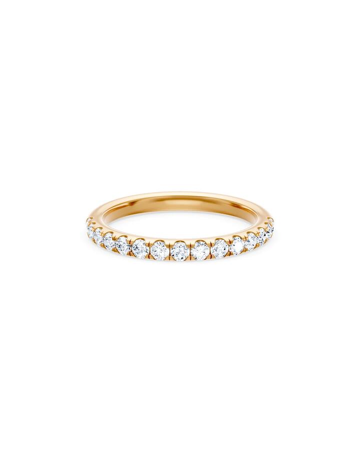 Image of Rings. Product name - Anniversary Ring with 0.50tw of Laboratory-Grown-Diamonds in 18kt White Gold in colour by brand - Bevilles