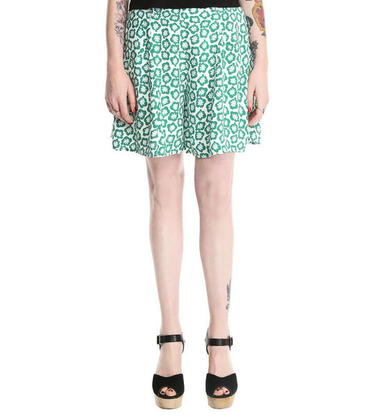 Image of a model wearing Shorts. Productname: Sweet Sally Culottes in White colour by brand - Dangerfield