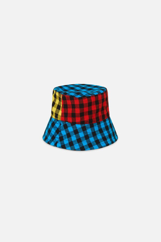 Image of Hats. Productname: Festive Gingham Kids Hat in Multi colour by brand - Dangerkids