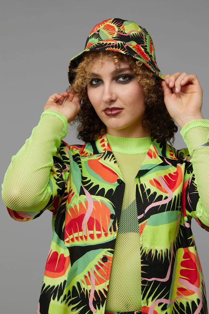 Image of Hats. Productname: Venus Reversible PU Hat in Black colour by brand - Black Friday