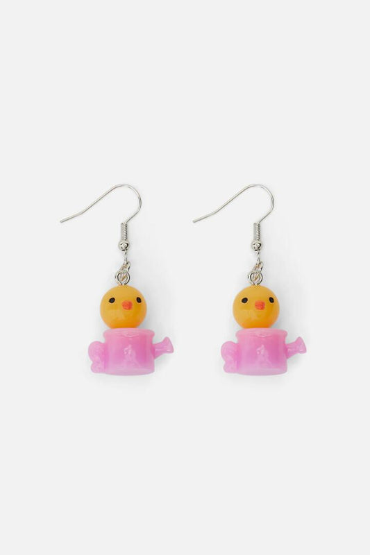 Image of Earrings. Productname: Watering Can Duck Earrings in Multi colour by brand - Dangerfield