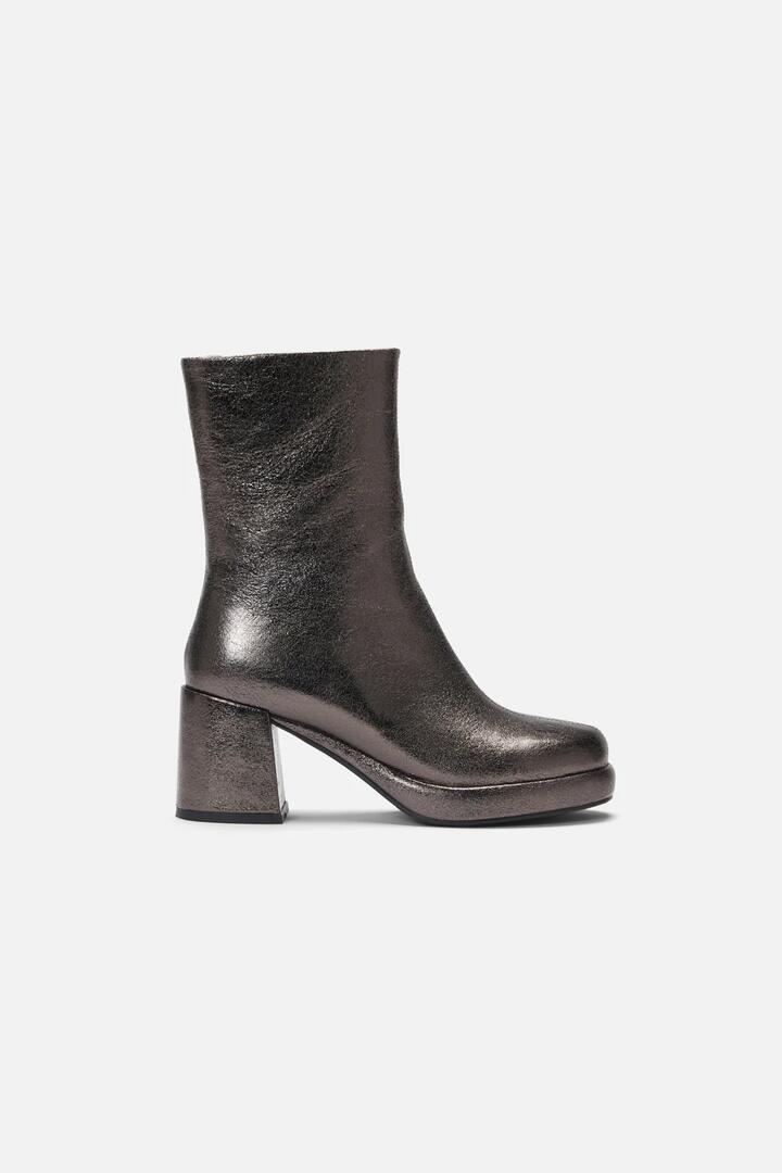 Image of Boots. Productname: Metallic Boot in Pewter colour by brand - Princess Highway