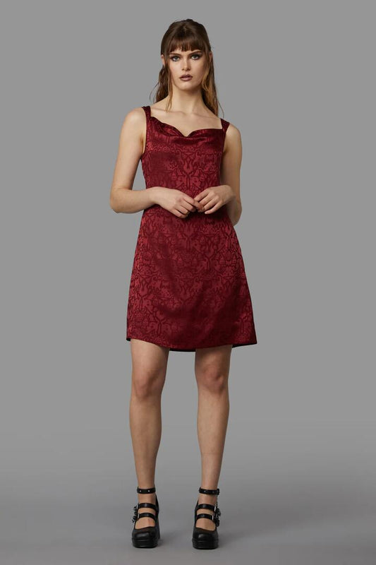 Image of a model wearing Dress. Productname: All Hallows Eve Dress in Black colour by brand - Black Friday