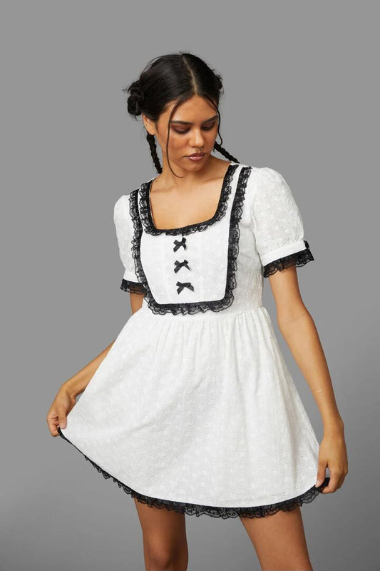 Image of a model wearing Dress. Productname: Tululah Dress in Black colour by brand - Black Friday