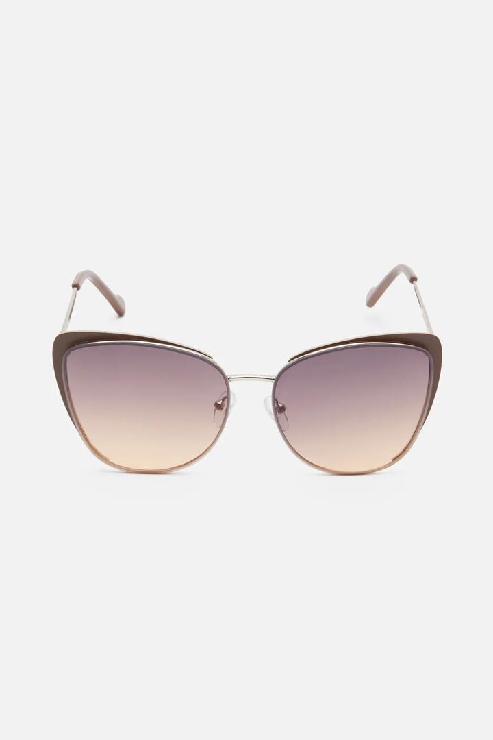 Image of Sunglasses. Productname: Tan Angled Sunglasses in Tan colour by brand - Princess Highway