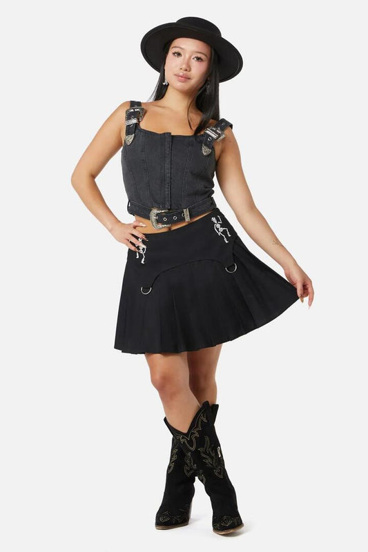 Image of Boots. Productname: Saloon Western Boot in Black colour by brand - Black Friday