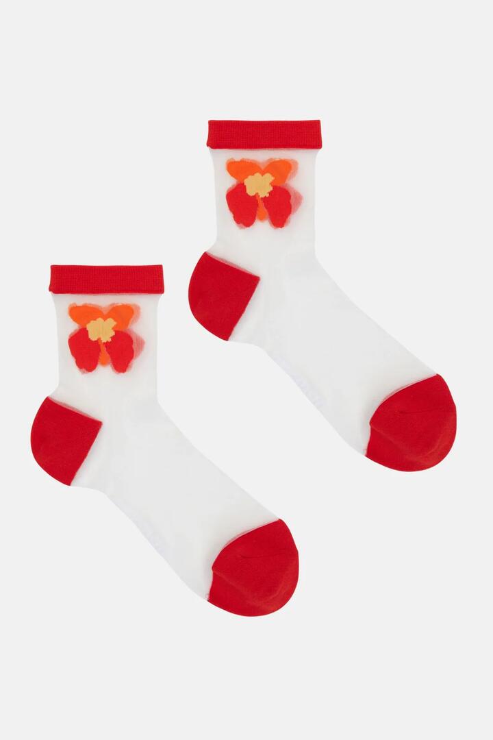 Image of Socks. Productname: Sheer Fucshia Sock in Pink colour by brand - Gorman