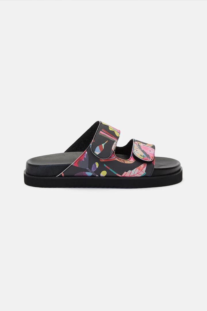 Image of Slippers. Productname: Cut Outs Slide in Print colour by brand - Gorman