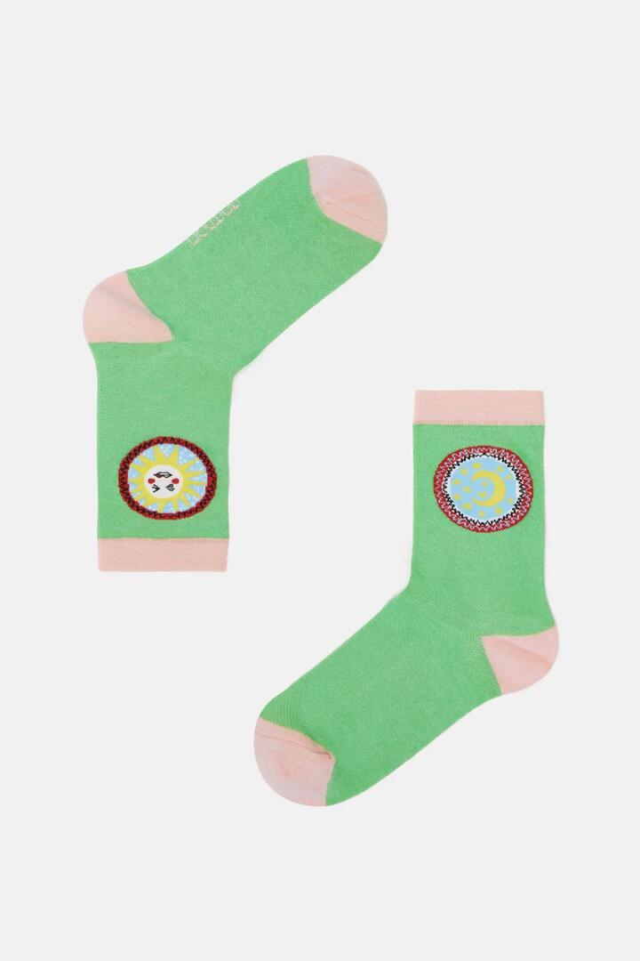 Image of Kitchen & Dining. Productname: Green Plate Mesh Sock in Multi colour by brand - Gorman