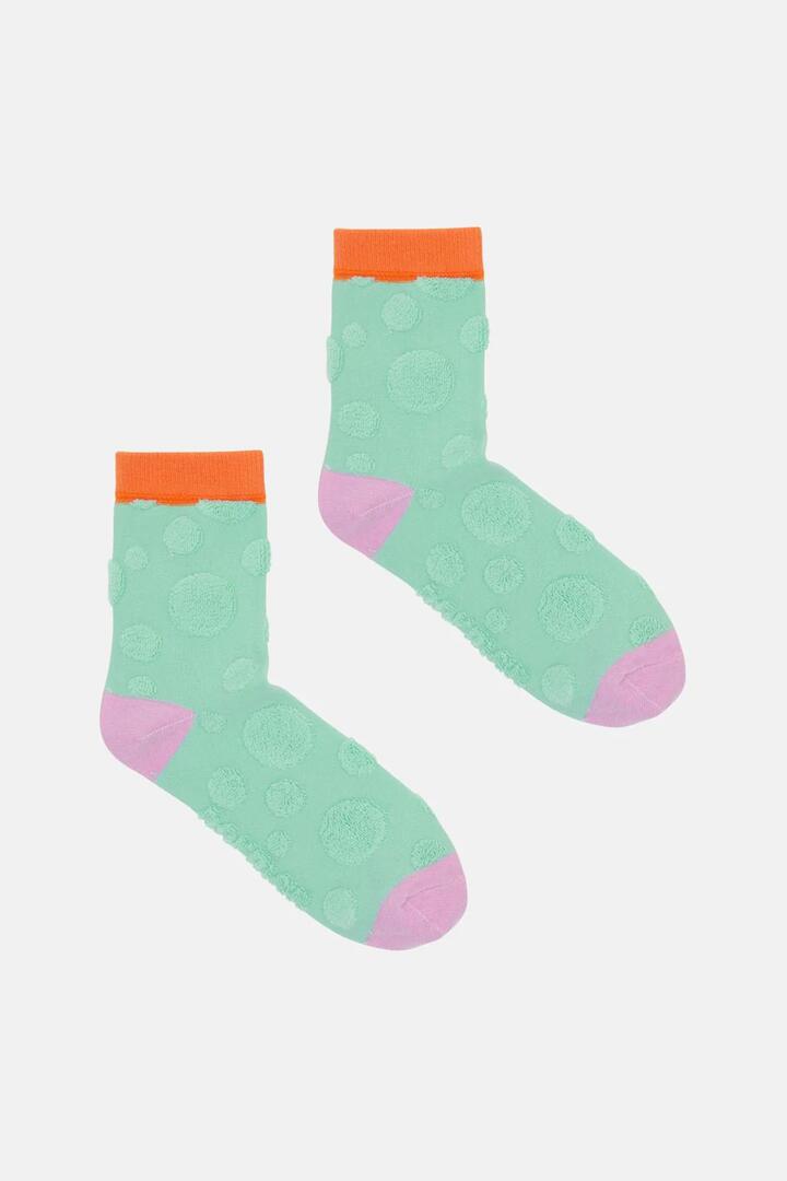 Image of Socks. Productname: Blue Spotty Sock in Multi colour by brand - Gorman