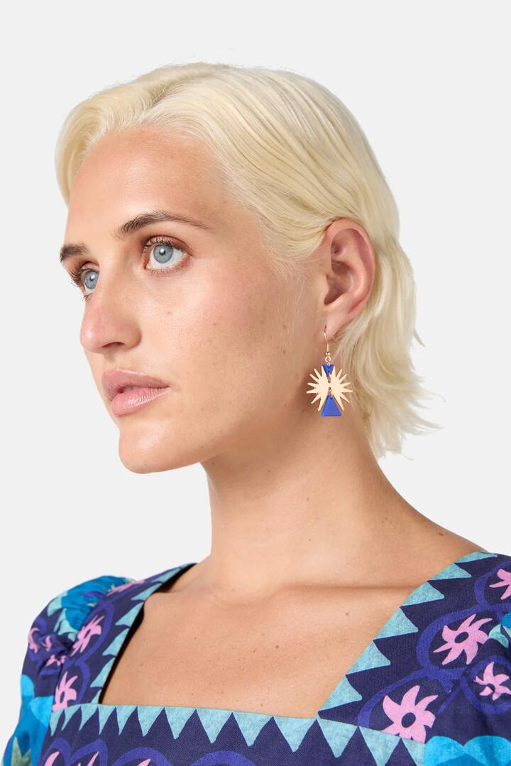Image of Earrings. Productname: Jade Earring in Multi colour by brand - Gorman