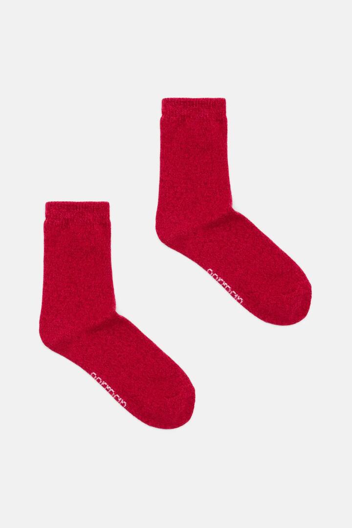 Image of Socks. Productname: Autumn Marle Wool Sock in Red colour by brand - Gorman