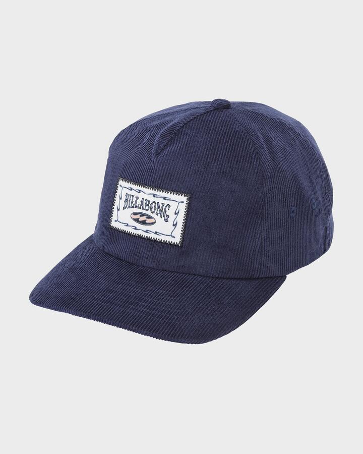 Image of Hats. Productname: Billabong Mens Heritage Snapback Cap Steel Blue - in Steel Blue colour by brand - Billabong