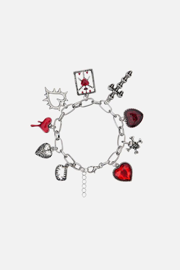 Image of Bracelets. Productname: Charm Bracelet in Silver colour by brand - Dangerfield