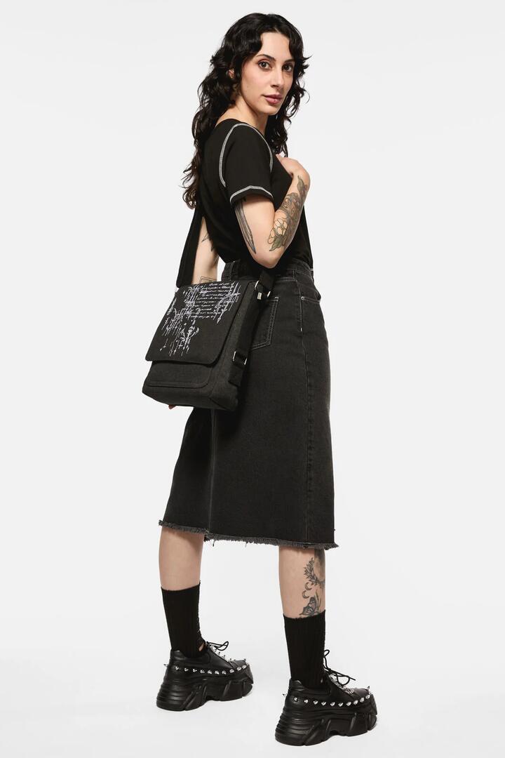 Image of Bags. Productname: Cyber Canvas Bag in Black colour by brand - Black Friday