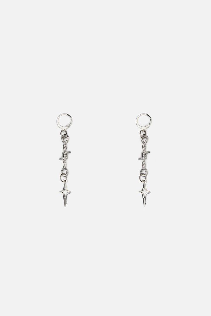 Image of Jewelry. Productname: Barb & Star Sleepers in Silver colour by brand - Black Friday
