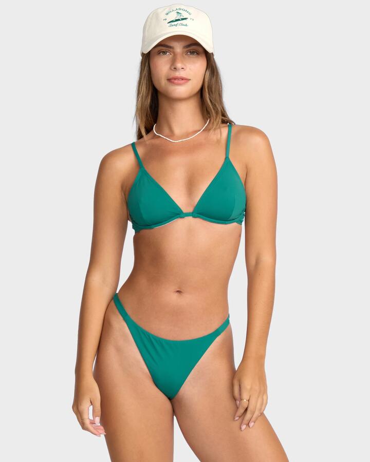 Image of Swimwear. Productname: Billabong - Womens Sol Searcher Reese Underwire Bikini Top - Evergreen - in Evergreen colour by brand - Billabong