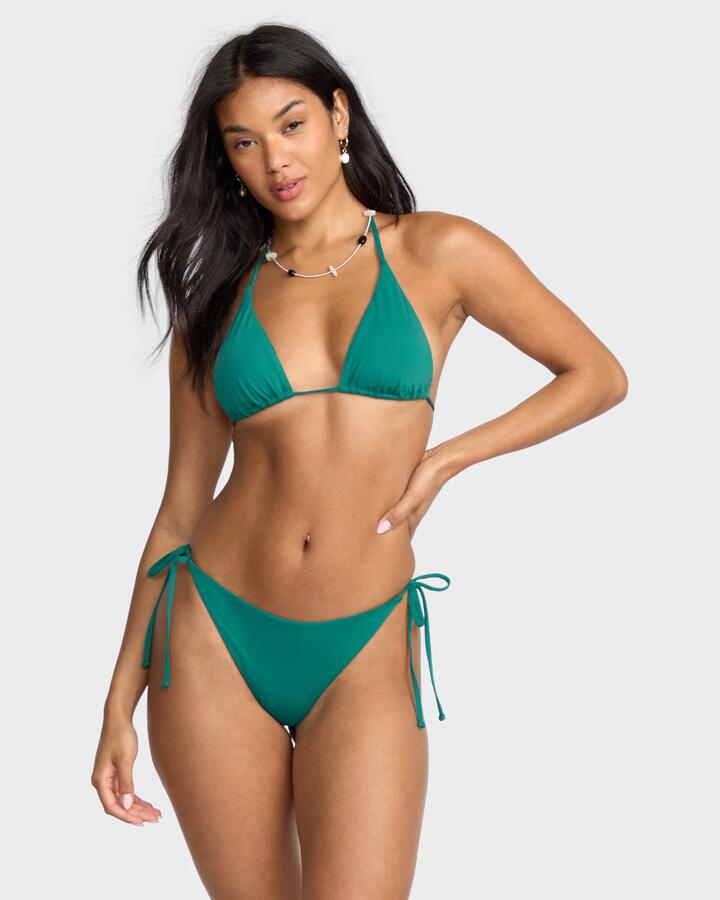 Image of Swimwear. Productname: Billabong Womens Sol Searcher Bikini Bottom Evergreen - in Evergreen colour by brand - Billabong