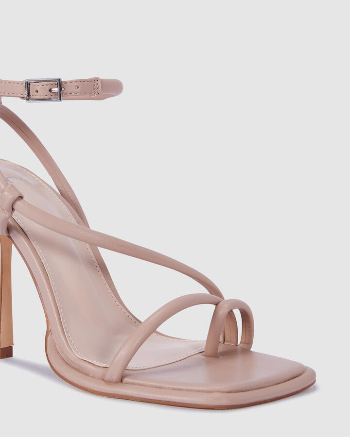 Image of Heels. Product name - Zekta Nude Stilettos in Neutral colour by brand - Novo