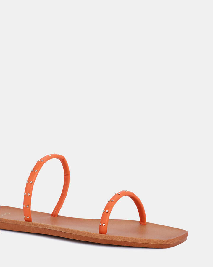 Image of Sandals. Productname: Solaina: Papaya - Women's Thongs in Orange colour by brand - Novo