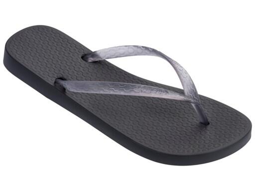Image of Sandals. Product name - Classica Tan Fem Black/clear Vegan Ipanema in Black colour by brand - Ipanema