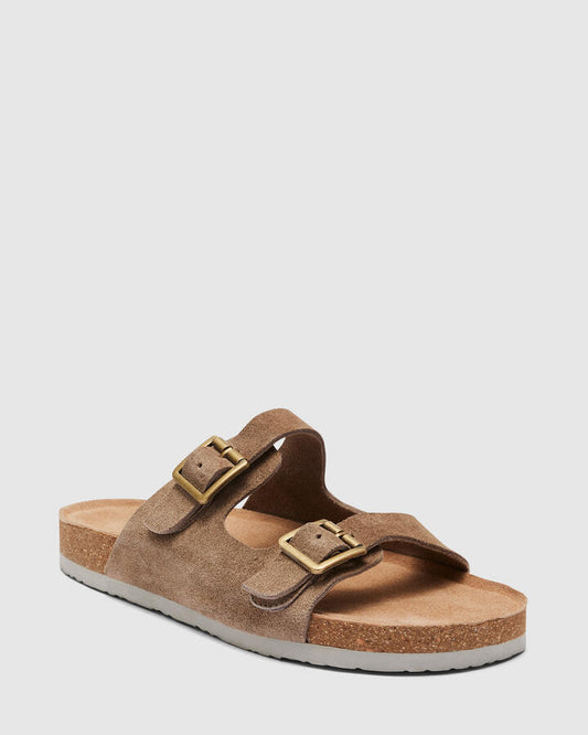 Image of Sandals. Productname: SANTO TAUPE Women's Thongs in Neutral colour by brand - Novo