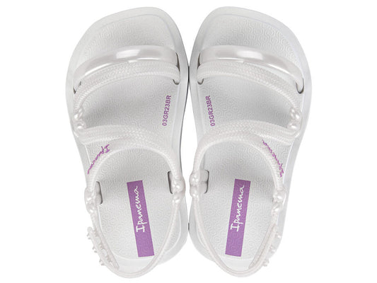 Image of Sandals. Productname: SOLAR BABY PEARLY WHITE Women's Ipanema in Pearly White colour by brand - Ipanema