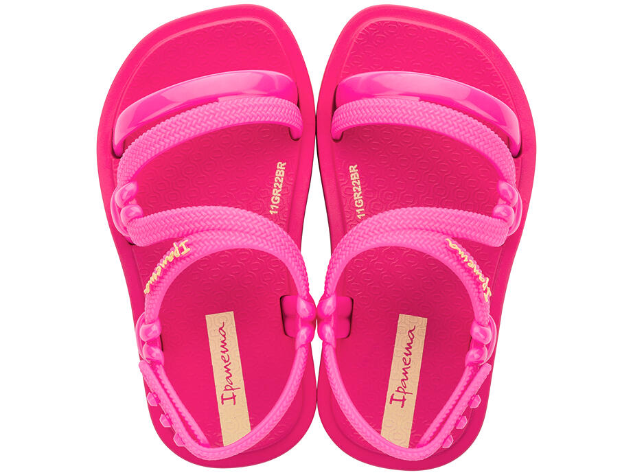 Image of Sandals. Productname: SOLAR BABY: PK/PK/YELLOW - Women's Ipanema in Pk/Pk/Yellow colour by brand - Ipanema