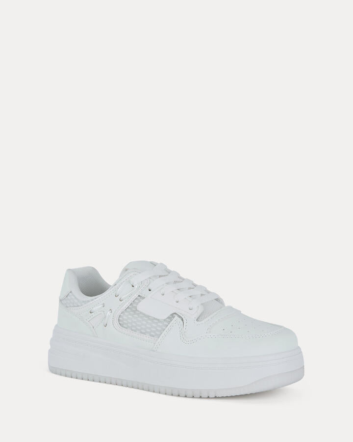 Image of Sneakers. Productname: Caprese: White - Women's Casual Sneakers in Multi colour by brand - Novo