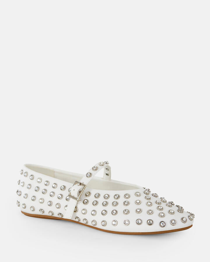 Image of Flats. Productname: CONDITION WHITE Women's Casual Flat Closed Novo Flats in Multi colour by brand - Novo