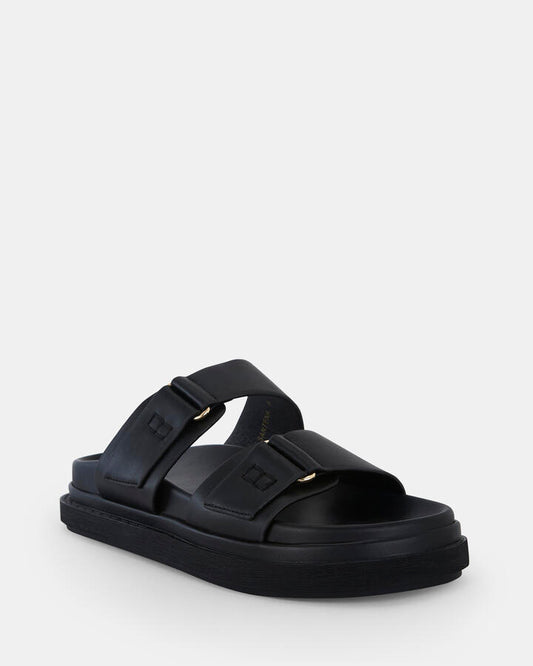 Image of Sandals. Productname: SANTENA BLACK Women's Thongs Novo Sandals in Black colour by brand - Novo